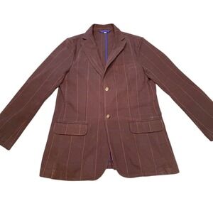 Boden London Men's Cotton Herringbone Windowpane Plaid Blazer Jacket Size 40R